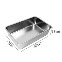 Extra Large Cat Litter Tray Pet Toilet Non Porous for Heavy Cats