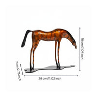 Horse Figurine Feng Shui Horse Statue Shiny Finish for Living Room