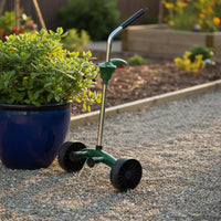 Plant Pot Cart Ergonomic Handle Carrier with Wheels High Load Capacity Flower Pot Mover for Gardeners, Greenhouse