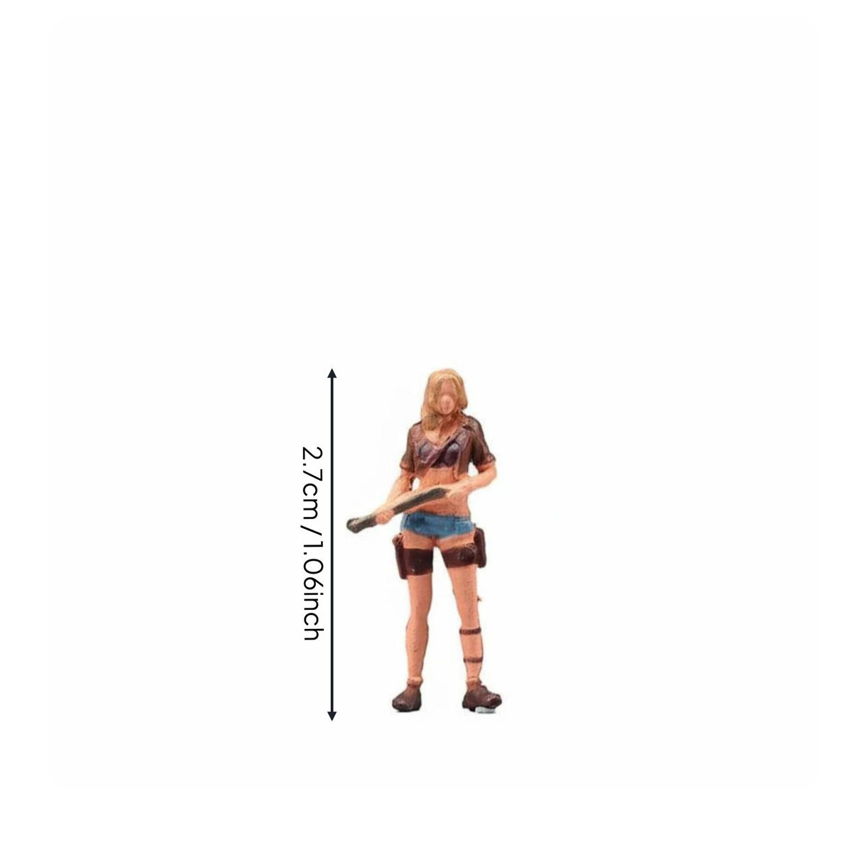 1/64 Scale Female Figure Highly Detailed Western Girl Character Model