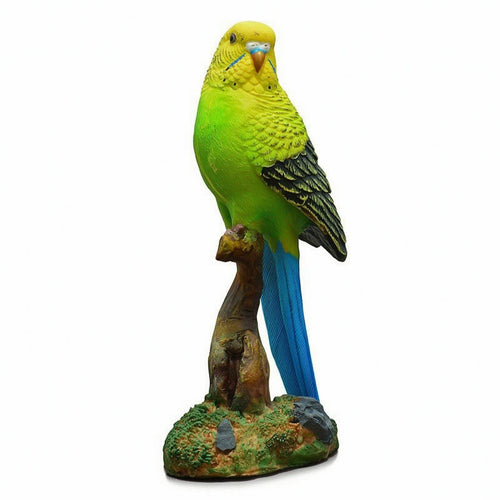 Budgerigar Figurine Detailed Bird Figurine Charming for Desk, Office