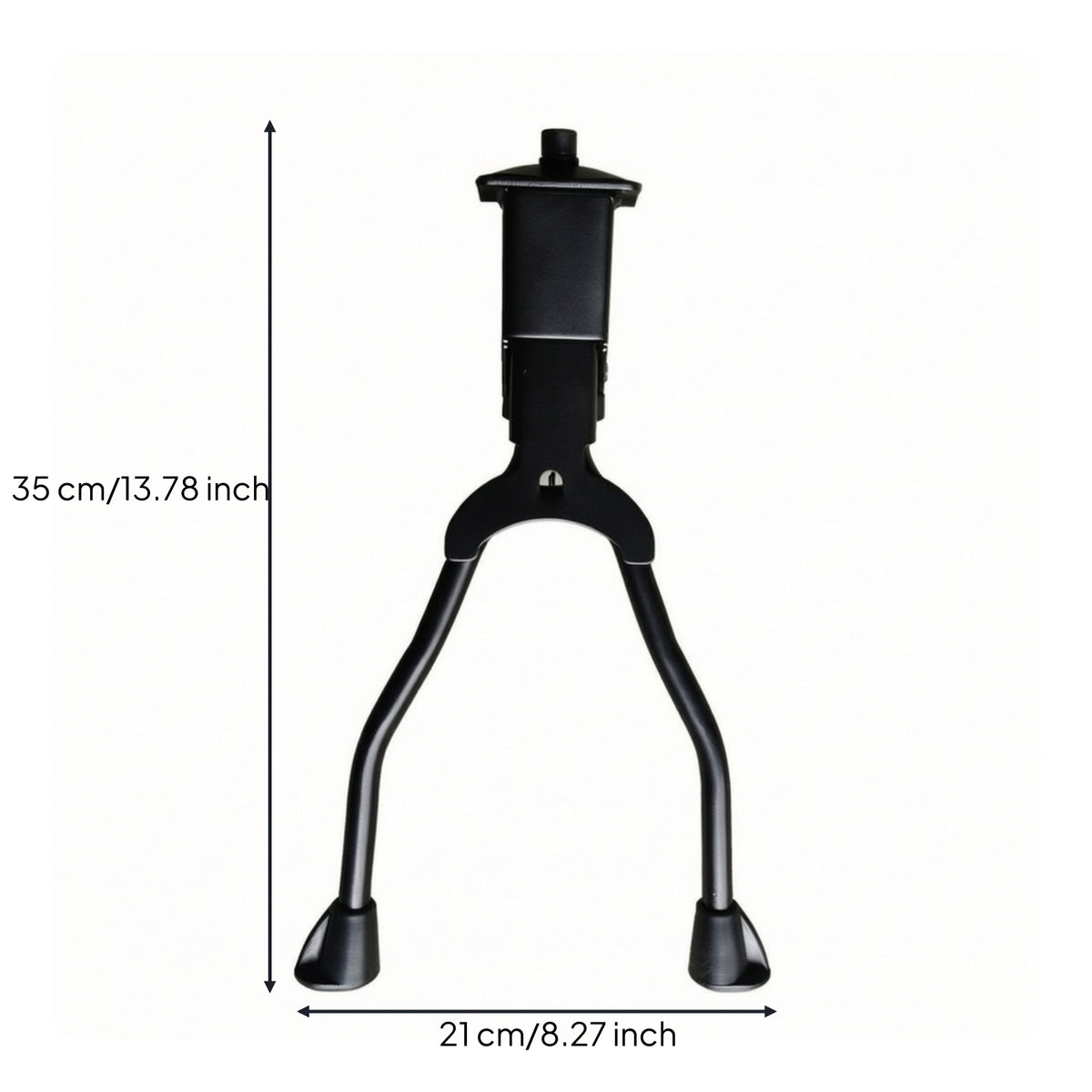 Spring-Loaded Double Leg Bike Kickstand Sturdy Double Leg Two-Wheeler Kickstand Easy Installation Reinforced for Commuters