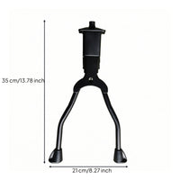 Spring-Loaded Double Leg Bike Kickstand Sturdy Double Leg Two-Wheeler Kickstand Easy Installation Reinforced for Commuters