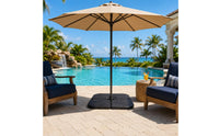 Square Umbrella Base   Water-Fillable Umbrella Base Round Corner Outdoor Equipment