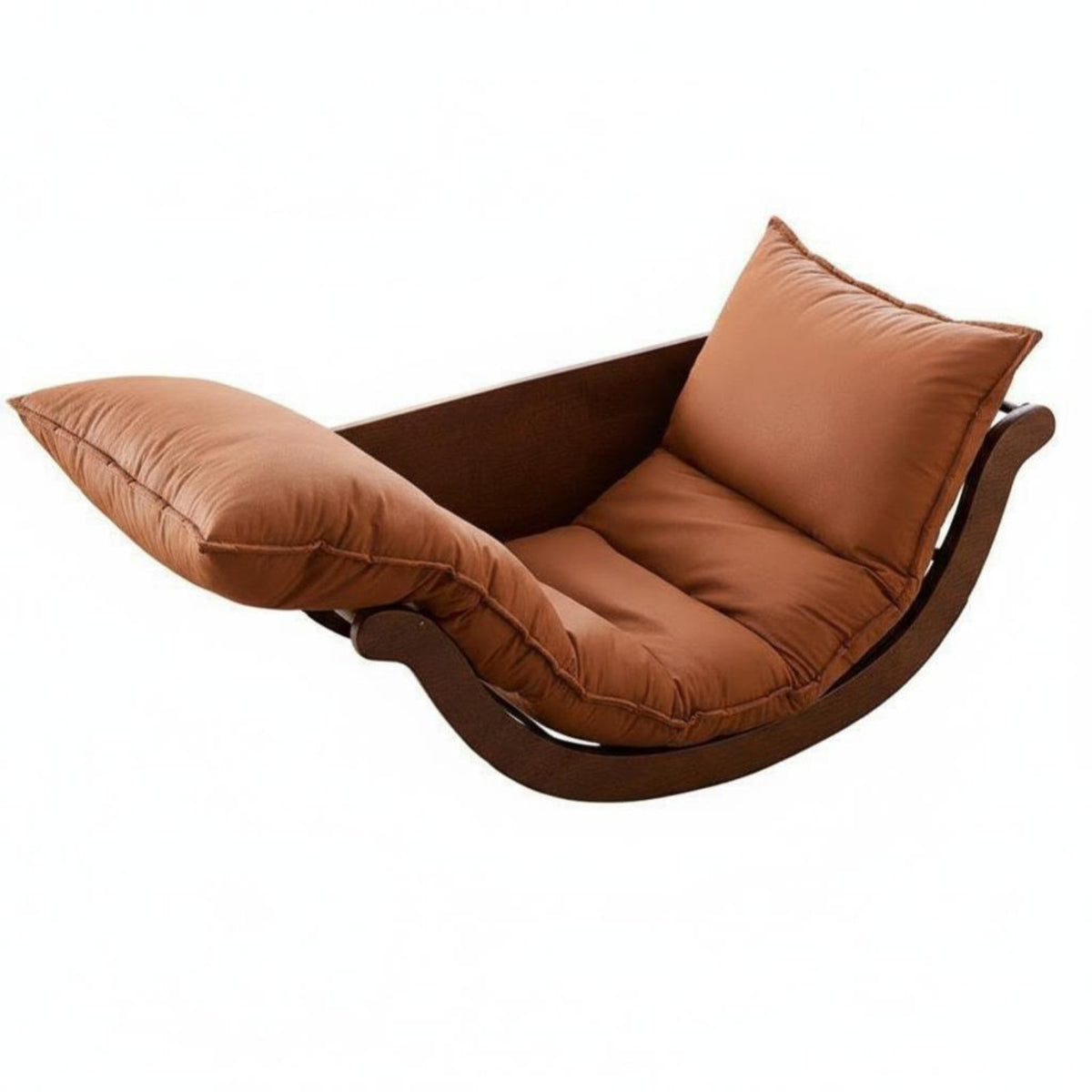 Curved Lounger Lounger Multi-Functional Rocking Chair Small Space Accommodating High Weight Capacity for Balcony, Resting