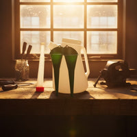 Corrugated Spout Engine Oil Filling Jug Funnel Attachments Oil Measuring Jug Molded Handle Graduated Measuring Container