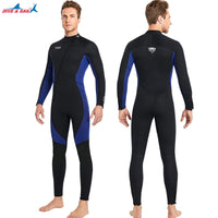 DIVE&SAIL3mm潜水服男连体保暖冲浪潜水衣女加厚防寒浮潜冬季泳衣