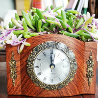 Vintage Table Timepiece Planter Multi-Use Vintage Timepiece Planter Long-Lasting