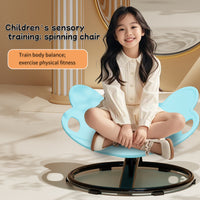 Sensory Training Chair Round Rotating Sensory Disc Training Equipment for Children Vestibular Balance Seat Toy Swivel Chair