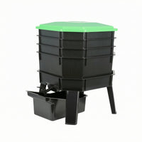 Worm Composting Bin Collection Tray Multi-Layer Compost Bin Drain Outlet