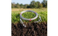 Chrome-Plated Dog Tie-out Clip Sturdy Pet Tethering Clip Portable Dog Tie out Cable Easy to Install for Outdoor
