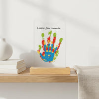 Family Handprint Frame Kit 3D Effect DIY Handprint Kit Personalized Gift