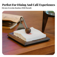 Weighted globe Paper Holder Stable Design Weighted lever Napkin Holder Space-Saving
