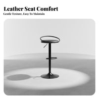 Upholstered rotating Stool Luxury Design Counter Chair Sturdy Frame for Homeowners