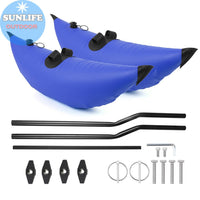 Inflatable Kayak Outrigger Stabilizer with Steel Pipe