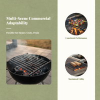 Stove Grate, Cast Iron, Heat Resistant, Gray