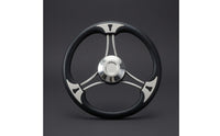 Stainless Steel Steering Wheel Resistant Stainless Steel Boat Wheel Smooth Nautical Steering Station