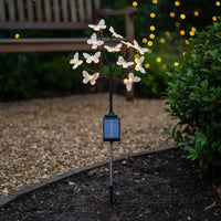 LED Moth Branch Light Waterproof Lawn Lamp Weather Resistant for Pathway
