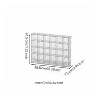 Acrylic Golf Ball Display Case Dust Protection 12-Slot Showcase Box Modern Look