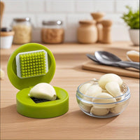 Press Garlic Grinder Stainless Steel Blade Kitchen Utensil Multifunctional