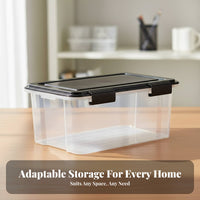 Clear Lidded Container transparent frame Clear Latching Container for home managers
