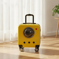 Pet Carrier Suitcase Breathable Wheeled Pet Carrier  Sturdy