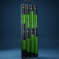 80 Pieces 80-Clip Socket Rail Holder Sturdy Metal Socket Organizer Tray