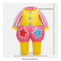 Lightweight Inflatable Wearable Costume Funny Inflatable Suit with Blower Oversized Stylish for Adults, Halloween