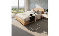 Elderly Bed Grab Bar Non-Slip Grip Bed Standing Aid Bedside Grab Bar Easy Installation Under Mattress Support Rail Universal Fit