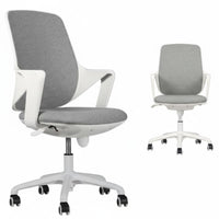 Wheeled Computer Chair Support rotate Seat Ergonomic Design for Bedroom