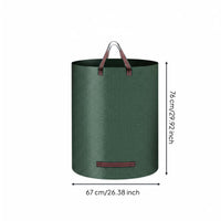Heavy Duty Leaf Bag Self Standing Reusable Yard Waste Bag Reinforced Handles Heavy Duty Leaf Tote for Gardeners, Landscaping