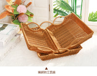 Rattan-Style Fruit and Snack Storage Basket