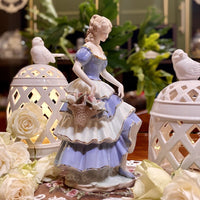 European Style White Porcelain Figurine Home Decor