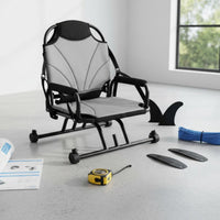 Boat Seat 360-Degree Rotation Swivel Boat Seat Universal Fit Aluminum Frame Kayak Chair for Kayakers, Kayaking, Fishing