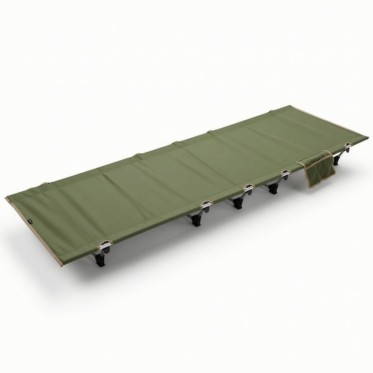 Camping Cot with Storage Bag Foldable Camping Cot with Carry Bag Lightweight Folding Bed for Campers, Backpackers, Beach, Midday Rest Break