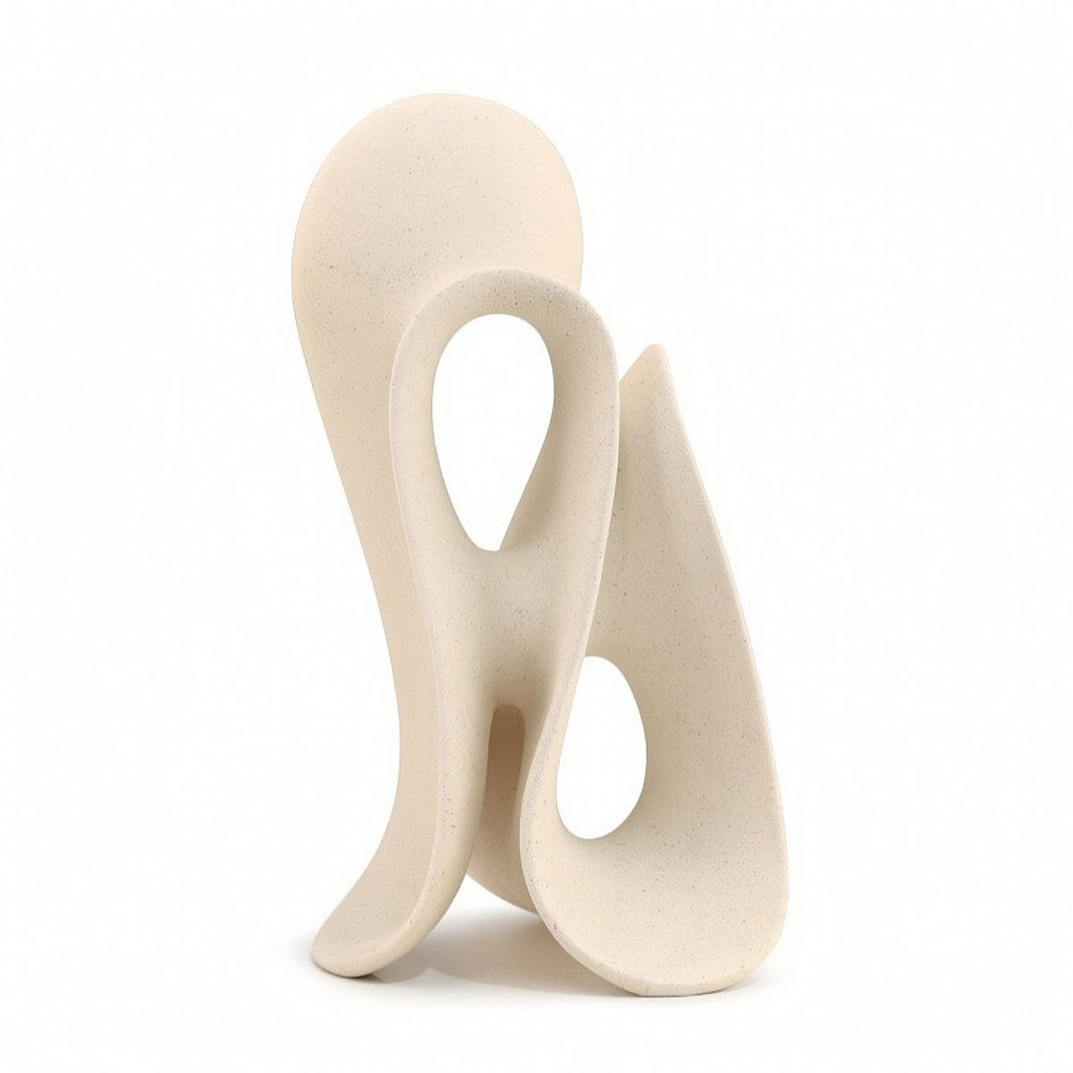 Abstract Sculpture Hollow Resin Sculpture Compact Tabletop Ornament for Entryway, Office
