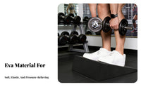 Non-Slip Calf Stretcher Slant Board Portable EVA Foam Incline Block Lightweight for Athletes, Weightlifters, Physical Rehabilitation
