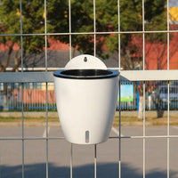 Plant Pots Crafted from Resin for Flower Pots and Outdoor Plants, Wall Planter with Water Level Indicator, Wall Basket, Balcony Planter Style