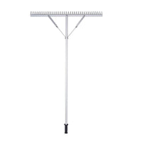 Lightweight Aluminum Detachable Garden Rake for Lawns and Lakes