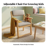 Adjustable Wooden Writing Chair sturdy Wood children's Furniture With Armrests