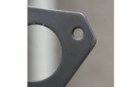 Triangular Flange Metal Flange Plate Tube Connector Plate Heavy-Duty for DIY Builders, Playground, Outdoor Gym
