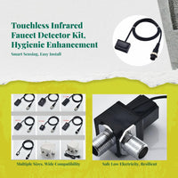 Contactless Faucet Motion Detector Box, Automatic Induction Replacement Part, Bathroom Sink, Motion Activated