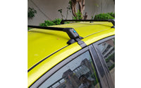 Roof Rack Crossbars Clamp on Roof Rack Crossbar No Hole Cross Rails with Brackets for Commuters, Small Cars, Two Wheelers