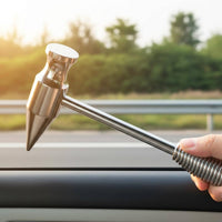 Portable Car Emergency Hammer Anti-Slip Handle Car Window Breaker High-Pressure Coil Vehicle Rescue Hammer for Roadside