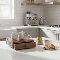 Coffee Machine Stand Rustic Design Coffee Station Rack Heavy Duty