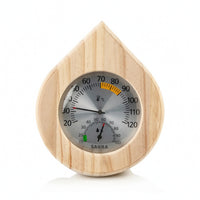 Sauna Thermometer with Hygrometer Heat-Resistant for Steam Room, Bathroom