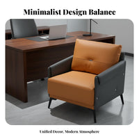Wooden Frame Armchair Space-Saving Size Indoor Furniture Easy Assembly Comfortable Paddinging for Business Professionals
