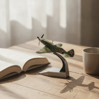 1:72 Scale MiG-3 Model Finished Fighter Aircraft Model with Stand Toy for Collectors, History Enthusiasts, Desk Display, Office, Shelf