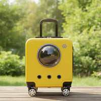 Pet Carrier Suitcase Breathable Wheeled Pet Carrier  Sturdy