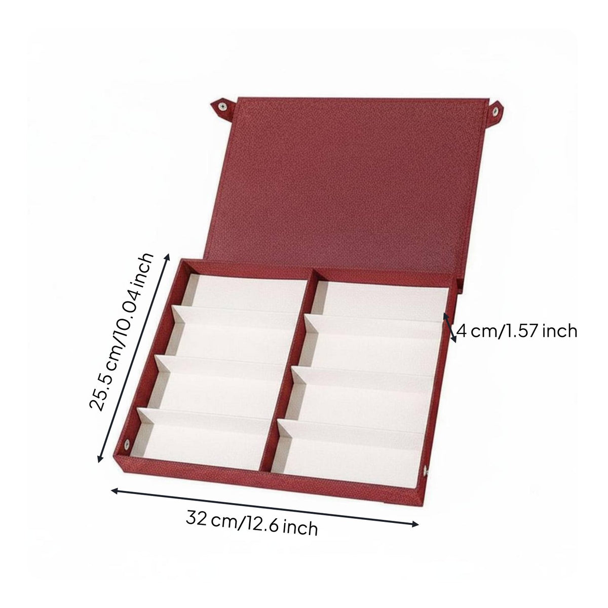 8 Slot Glasses Box Dust Protection Textile Sunglasses Organizer for Collectors